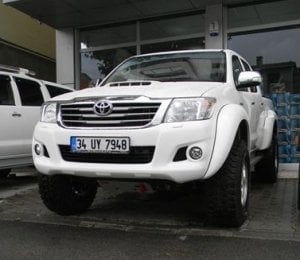 2005+ HILUX EXTRA GENİŞ ÇAMURLUK UZANTISI SETİ