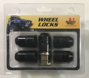 JEEP BİJON ŞİFRE SETİ, 5'Lİ KİLİTLİ BİJON SETİ SİYAH 1/2-20