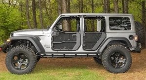 2007-2018 JEEP RUBICON JK BORU KAPI İÇİN ORTA KISIM KAPATMA FİLE SETİ