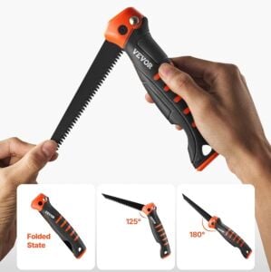 KATLANABİLİR EL TESTERESİ 12.7 CM KATLANABİLİR TESTERE YUMUŞAK TUTACAKLI, ALÇIPAN VE PVC İÇİN