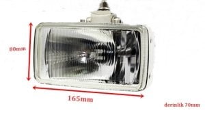 IPF SPOT AYDINLATMA SETİ (ÇİFT) DİKDÖTGEN HALOGEN 100W