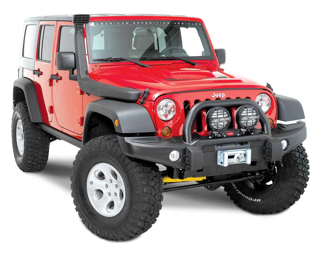 2007-2018 JEEP WRANGLER RUBICON JK ÖN BORULU TAMPON