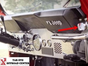 1976-1986 JEEP CJ ÖN CAM ÇERÇEVESİ İÇ KELEBEK SETİ (2 ADET) PASLANMAZ ÇELİK