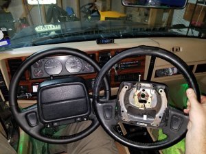1995-1996 JEEP CHEROKEE DİREKSİYON SİMİDİ ORJİNAL MOPAR DERİ, XJ CHEROKEE DİREKSİYON SİMİT