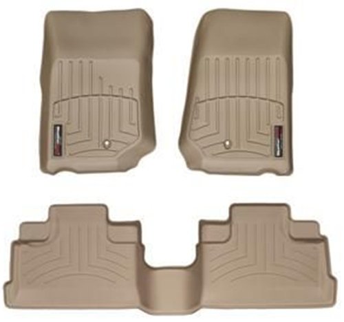 2007-2013 JEEP WRANGLER JK RUBICON WEATHERTECH ÖN-ARKA HAVUZ PASPAS SETİ (BEJ)