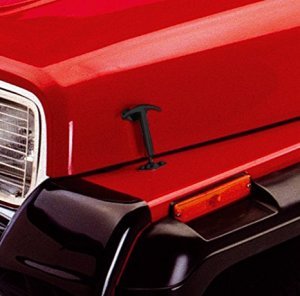 1955-1986 JEEP CJ VE 1987-1995 JEEP WRANGLER KAPUT MANDAL SETİ SİYAH