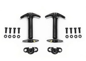 1955-1986 JEEP CJ VE 1987-1995 JEEP WRANGLER KAPUT MANDAL SETİ SİYAH