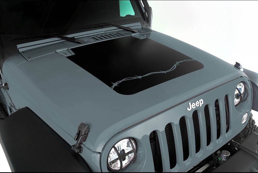 2007-2018 JEEP RUBICON JK KAPUT ÜZERİ DESENLİ FOLYO KAPLAMA