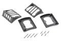 2007-2018 JEEP RUBICON ARKA STOP KORUMA IZGARA SETİ (ÇİFT) SİYAH-GRİ