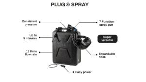 ONTAP TAŞINABİLİR DUŞ SİYAH