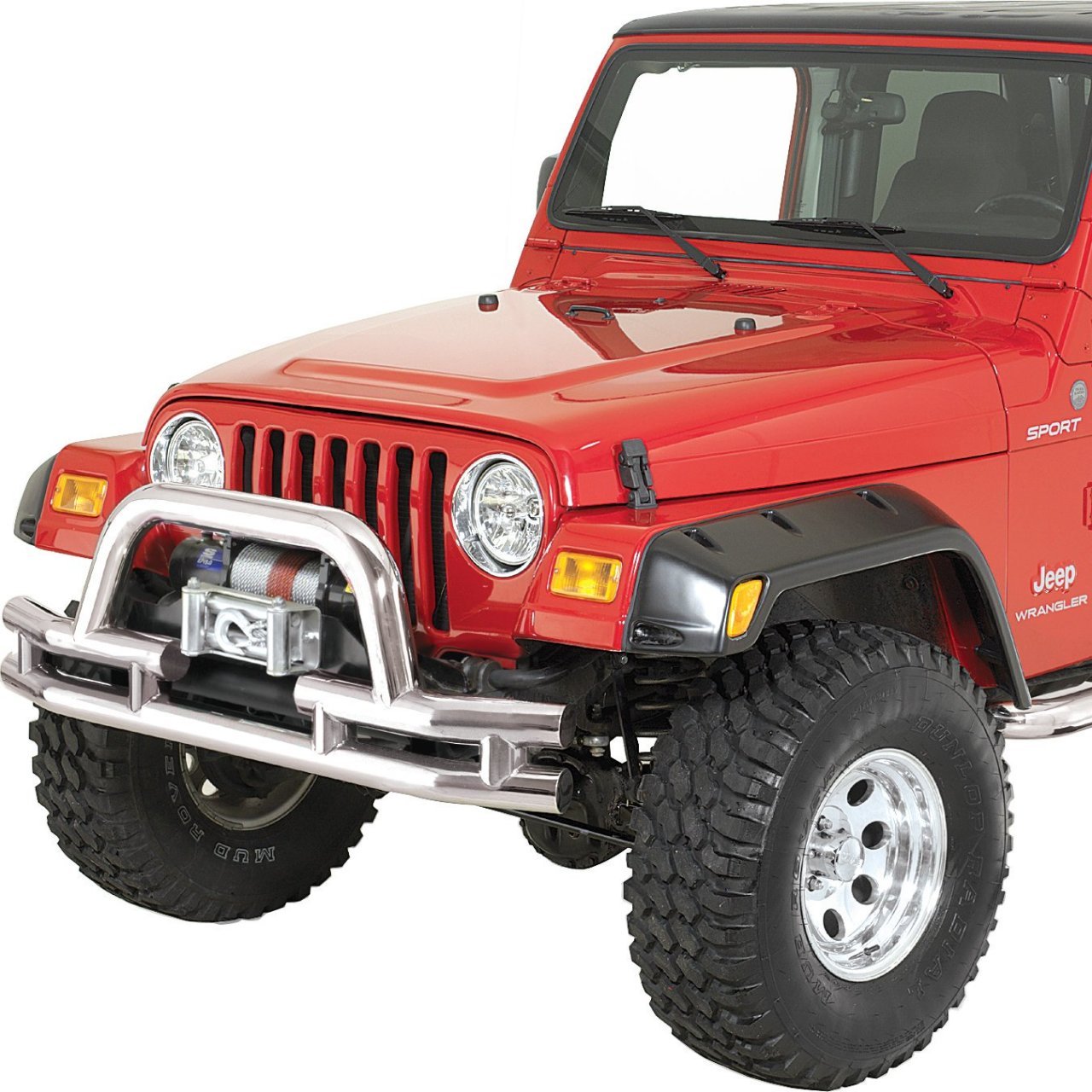 BORU TAMPON PASLANMAZ ÇELİK CJ 5-6-7-8 (1976-1986) - 1987-2006 JEEP WRANGLER (YJ/TJ)