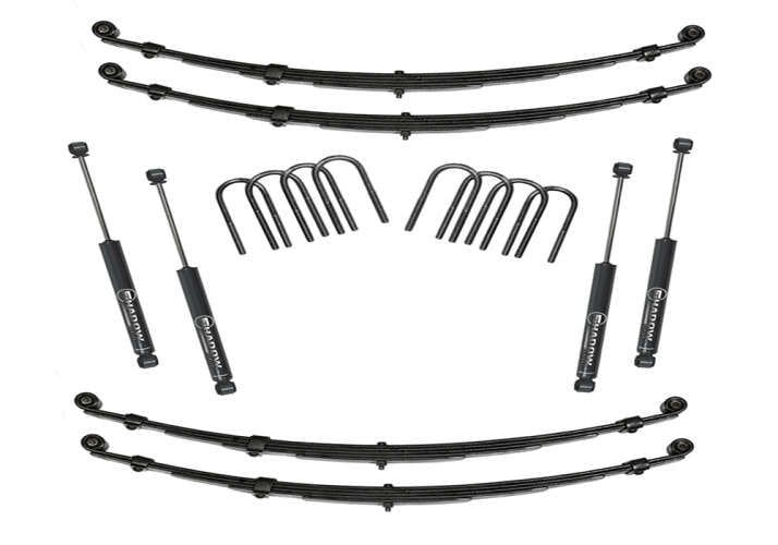 JEEP CJ5/6/7/8 SÜSPANSİYON KİTİ 4 İNÇ, JEEP CJ YÜKSELTME KİTİ 4 İNÇ