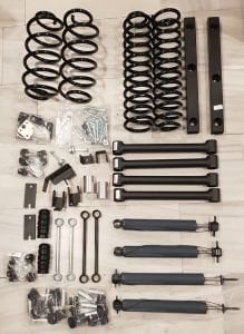 1997-2006 JEEP WRANGLER TJ 4 İNÇ SÜSPANSİYON KİTİ, WRANGLER YÜKSELTME KİTİ, TJ YÜKSELTME KİTİ
