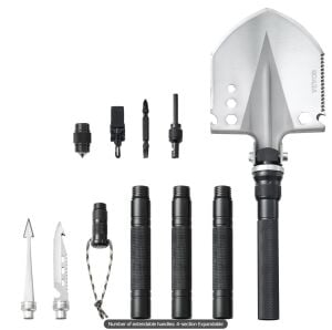 VEVOR 13'ü 1 Arada Katlanabilir Kamp Küreği, KAMP KÜREK