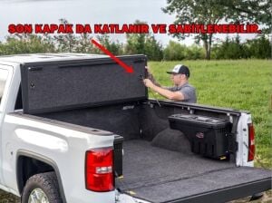 UNDERCOVER ULTRA FLEX KATLANIR KASA KAPAĞI 2012-2021 FORD RANGER+RAPTOR
