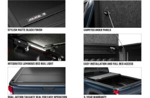 UNDERCOVER ULTRA FLEX KATLANIR KASA KAPAĞI 2015+ TOYOTA HILUX