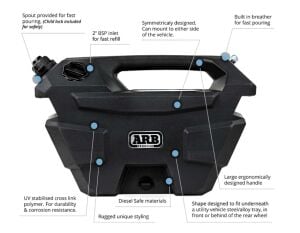 ARB FRONTIER TAŞINABİLİR DİZEL YAKIT BİDONU 30 LİTRE
