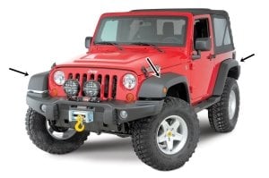 2007-2017 JEEP RUBICON ORJİNAL DODİK SETİ (ÇAMURLUK UZANTI SETİ) 4 ADET