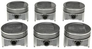 PİSTON SETİ 4.0LT.-2.5LT. (0.60 ORAN) 6 ADET 1986-1995 XJ-ZJ / 1991-1995 WRANGLER YJ (MAHLE/CLEVITE)