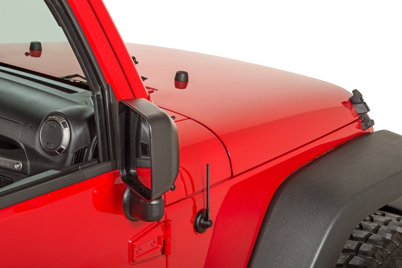 2007-2018 JEEP RUBICON KISA TİP (15cm) ANTEN VE TABANI SET