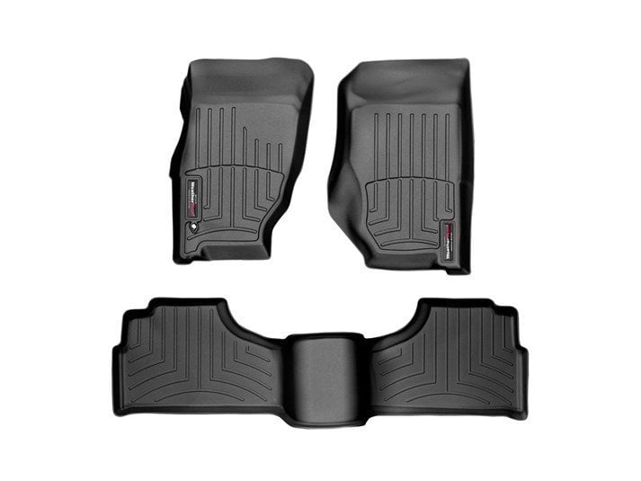 2002-2007 JEEP CHEROKEE LIBERTY KJ WEATHERTECH ÖN-ARKA HAVUZ PASPAS SETİ (SİYAH)