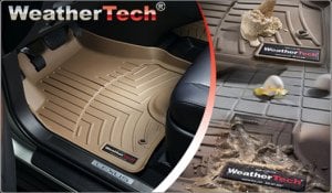 2007-2014 JEEP WRANGLER JK RUBICON WEATHERTECH ÖN - ARKA HAVUZ PASPAS SETİ