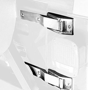 1987-1995 JEEP WRANGLER YJ ARKA BAGAJ MENTEŞE SETİ PASLANMAZ ÇELİK