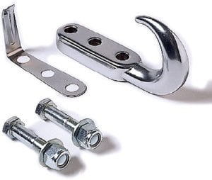 1948-2006 JEEP CJ VE WRANGLER ÖN TAMPON ÇEKİ KANCASI PASLANMAZ ÇELİK (1 ADET)