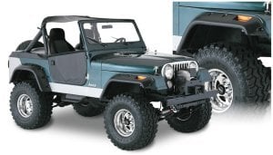 1976-1986 JEEP CJ 5 - 6 - 7 VİDALI TİP GENİŞ DODİK SETİ CUT-OUT TİP