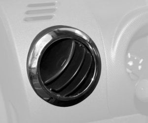 2007-2010 JEEP RUBICON KLİMA/KALORİFER IZGARA ÇERÇEVESİ KROM (ÇİFT)
