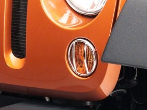 2007-2018 JEEP RUBICON FAR ALTI SİNYAL ÇERÇEVESİ KROM