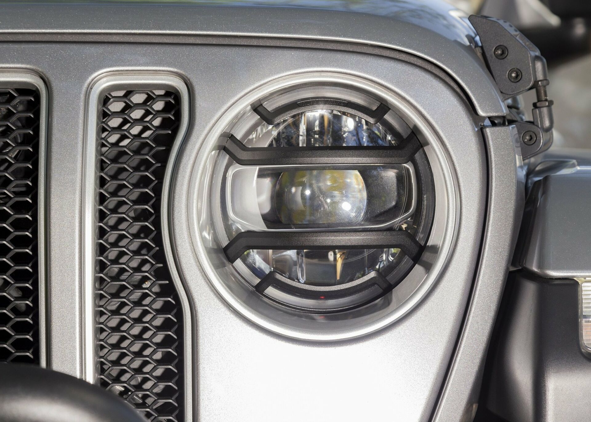 2018-2024 JEEP RUBICON JL ÖN FAR KORUMA IZGARA SETİ (ÇİFT) SİYAH 11230.21