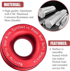 SENTETİK HALAT KURTARMA MAKARASI KIRMIZI