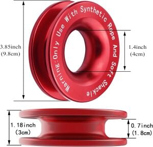 SENTETİK HALAT KURTARMA MAKARASI KIRMIZI