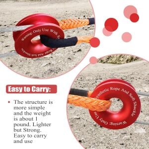 SENTETİK HALAT KURTARMA MAKARASI KIRMIZI