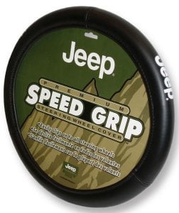 DİREKSİYON KILIFI JEEP LOGOLU SİYAH