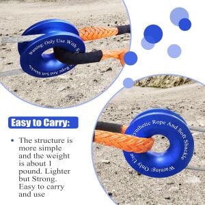 SENTETİK HALAT KURTARMA MAKARASI MAVİ