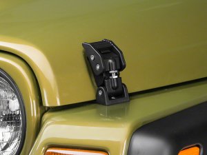 KAPUT MANDAL SETİ, SİYAH, ALUMINYUM, 1997-2006 JEEP WRANGLER TJ,