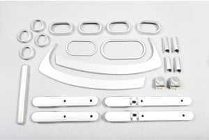 2007-2010 JEEP RUBICON İÇ TRIM KİT GÜMÜŞ RENK