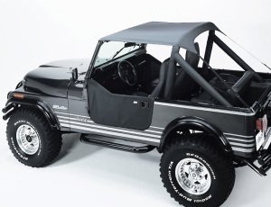 1976-1991 JEEP CJ-7 BİKİNİ TENTE SİYAH RENK
