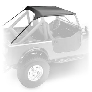 1976-1991 JEEP CJ-7 BİKİNİ TENTE SİYAH RENK