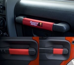 İÇ KAPI TUTMAK KILIFI 2007-2010 JEEP RUBICON 4 KAPI KIRMIZI