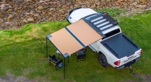 ARB ARAÇ YANI TENTE 2.0m X 2.5m SİYAH ALUMINYUM GÖVDE LED IŞIK AYDINLATMALI ARB 814414