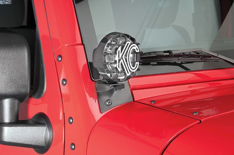 2007-2018 JEEP RUBICON ÖN CAM ÇERÇEVE YANI SPOT MONTAJ AYAĞI