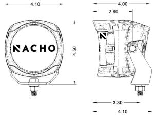 ARB NACHO QUATRO LED SPOT 4 İNÇ  (ÇİFT SET)