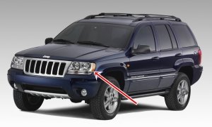 1999-2004 JEEP GRAND CHEROKEE WJ ÖN SAĞ FAR