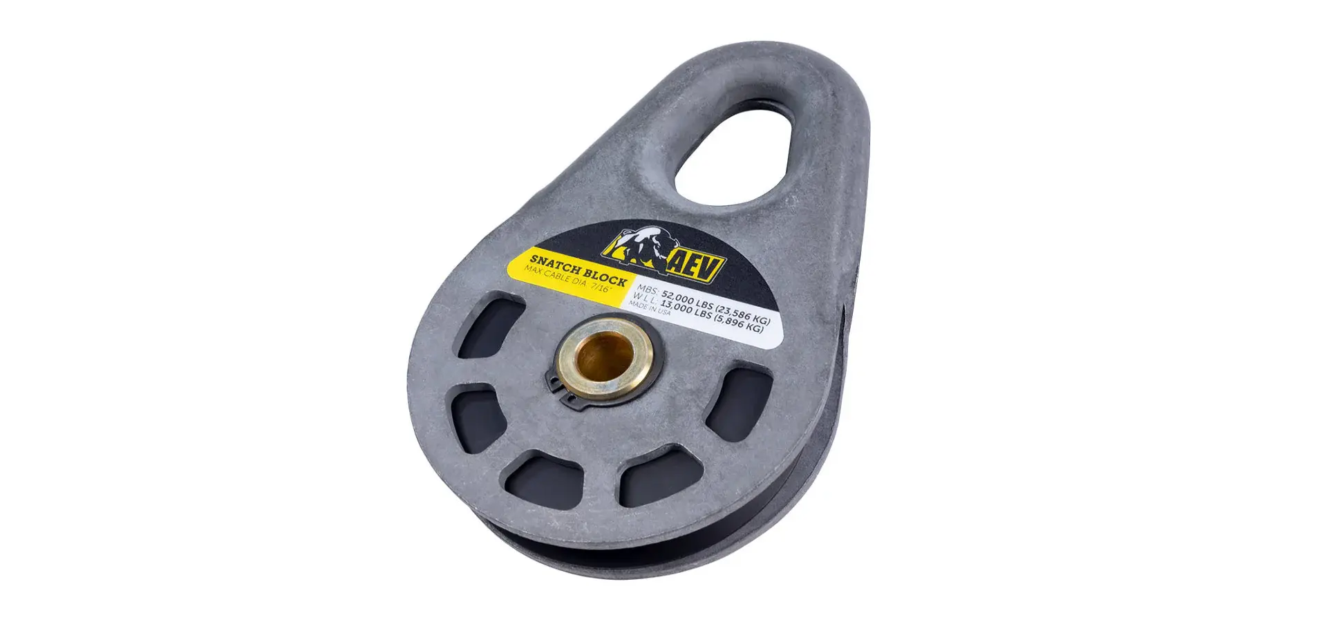 AEV SNATCH BLOCK (ARMORGALV COATING)