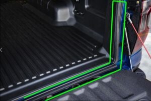 2023+ FORD RANGER VE AMAROK ARB KASA KAPAĞI KENAR VE ALT TOZ ÖNLEYİCİ FİTİL SETİ