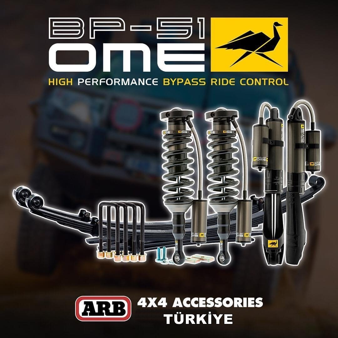 2015+ TOYOTA HILUX REVO | OLD MAN EMU | BP-51 SÜSPANSİYON KİTİ (COIL OVER REZERVUARLI ve AYARLI SİSTEM)