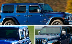 2018-2026 JEEP RUBICON JL 4 KAPI CAM RÜZGARLIK SETİ WEATHERTECH MARKA SİYAH